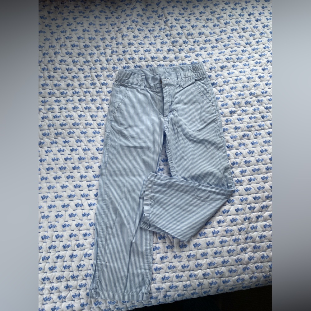 The Beaufort Bonnet Company Light Blue Pinstripe Chinos